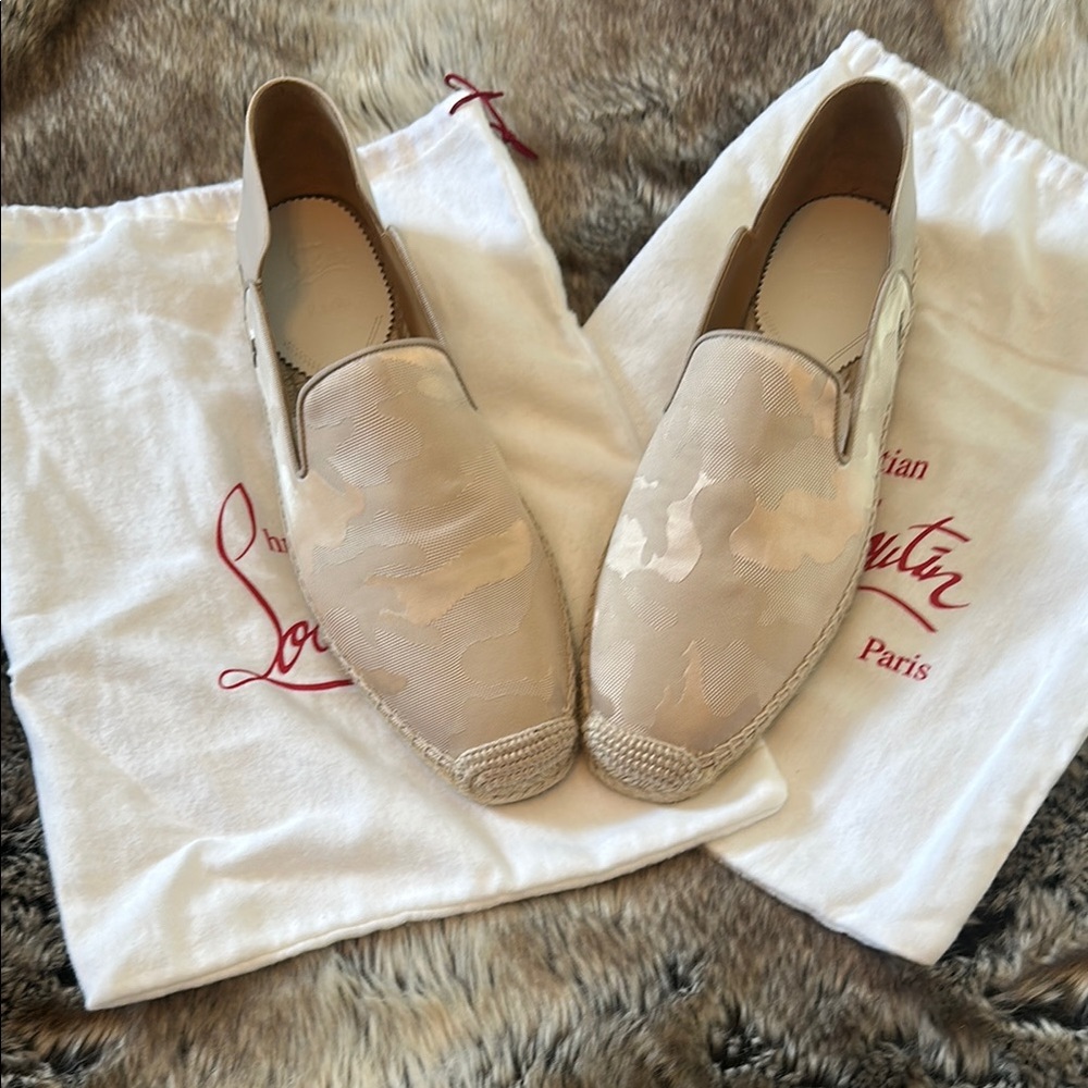 Christian Louboutin Beige Espadrilles